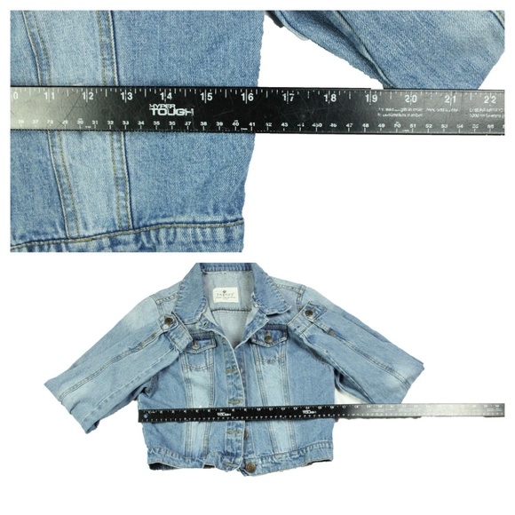 Papaya Jackets & Coats Ladies Papaya Jean Jacket Size L Read